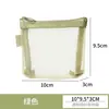 Mini Bolsa de Malla Transparente para Monedas Bolsa Simple de Almacenamiento Bolsa con Cremallera para Cable de Carga de Auriculares Bolsa para Guardar Lápices Labiales Bolsa para Tarjetas
