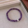 Pulsera de Cuentas de Madera con Flor de Bola de Goteo de Aceite Ágata Nueva Moda China Nacional Pulsera Trendy Lujo Ligero Temperamento de Alta Gama
