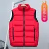 Colete de Penas Personalizado Roupa de Trabalho Inverno Acolchoado de Algodão Exposição da Empresa Colete de Proteção ao Trabalhador Masculino com Logo Personalizado
