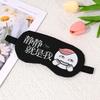 Diseño Independiente Moda y Lindo Antifaz de Ojos Dibujo Animado Texto Personalizado Hora del Almuerzo Sueño Apagón Transpirable Hielo Compresa Caliente Venta al por Mayor