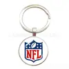 Venda direta da fábrica NFL 32 logotipos de time pedra do tempo liga chaveiro pingente de carro bolsa em estoque