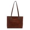 Bolso Tote de Hombro Casual de Moda Simple Nuevo Estilo Coreano Gran Capacidad Retro 2025 Color Sólido para Viajes y Desplazamientos