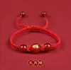 Pulseira de Fio Vermelho do Zodíaco Cavalo 2026 para Homens e Mulheres, Pulseira de Fio Vermelho Trançado do Ano de Nascimento, Pulseira de Dragão, Cavalo, Rato, Coelho, Boi