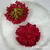 Cabeças de Flores de Hortênsia para Decoração de Cenário, Flores Artificiais, Cabeças de Flores de Seda, Decorações de Parede de Flores, Flores Artificiais, Florais Transfronteiriços