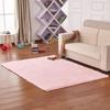 Simple Color Sólido Seda Cabello PVC Forro Polar Tie-Dye Cabello Largo Mesa de Centro Sala de Estar Dormitorio Balcón Hogar Alfombra Tapete Alfombra Pequeña