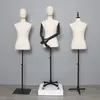 Maniquíes de Medio Cuerpo Femenino, Soporte de Maniquí para Tienda de Ropa, Muñeco Femenino para Escaparate, Maniquí Femenino de Tallas Grandes para Exhibición