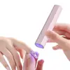Lámpara de Uñas de Secado Rápido, Mini Luz Portátil UV/LED para Uñas, Lámpara Portátil para Curado de Gel de Esmalte de Uñas