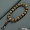 Pulsera de Sandalo Verde Argentino de 8mm con Doble Bucle para Hombres y Mujeres, Cuentas Budistas de Sandalo, Cuentas de Oración, Artículo Cultural, Regalo al por Mayor