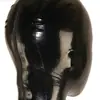 Capacete de Látex Máscara de Látex com Zíper Role-Playing Cosplay Dropshipping Diversão para Adultos