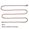 Corrente Cruzada em Forma de Cruz 0, Pingente Simples para Montagem DIY, Acessórios de Corrente para Suéter, Corrente de Metal Achada em Forma de Cruz