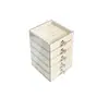 Caixa de Armazenamento Quadrada de Cinco Camadas para Joias Colar Anel Brincos Exquisite Caixa de Joias de Alto Padrão Multi-Camadas Transparente Grande Capacidade