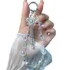 Cadena para Teléfono Móvil Mariposa de Zirconia de Alta Resistencia, Cadena de Muñeca para Teléfono Móvil, Cuentas de Cristal Perlas, Cadena Colgante para Funda de Teléfono Móvil Venta al por Mayor