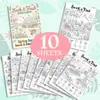 Compra direta transfronteiriça de 10 folhas/pacote do Livro de Colorir e Desenhar Cognitivo Jardim de Primavera, brinquedo educativo jogo pôster para colorir
