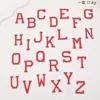 Amazon transfronteiriço quente multi-cor letras bordado em computador adesivos de tecido DIY sapatos e chapéus bolsas auxiliar têxtil autoproduzido
