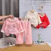 Conjunto de Niña Otoño Invierno 2026 Nueva Moda Sudadera con Capucha de Felpa para Niñas Ropa para Bebés y Niños Pequeños