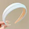 Diadema retro de corona alta para mujer, simple y elegante, diadema de ala ancha que no estrangula el cabello, accesorio para el cabello de moda estilo coreano