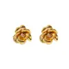 Brincos de Zircônia em Forma de Flor Estilo Francês, Modernos e Simples, para Mulheres, Únicos e Elegantes, com Acabamento de Alto Padrão e Acessórios de Orelha Versáteis