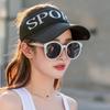 Sombrero de Protección Solar para Mujer de Copa Vacía Celebridad de Internet Primavera y Verano Sombrero para el Sol Estilo Coreano 2021 Nuevo Gorra con Visera Sombrero para el Sol para Deportes al Aire Libre