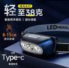 Faro LED para Pesca Super Brillante Recargable Montado en la Cabeza Luz Fuerte Super Brillante Ultra Pequeño Portátil Faro para Pesca Nocturna