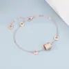 Pulsera de Plata S925 Cintura Delgada para Mujer Joyería de Alta Gama para Regalo de Vacaciones a la Novia Joyería de Personalidad Venta al por Mayor