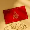 Cartão de Natal cartão de agradecimento cartão pequeno moda criativo simples requintado feito à mão cartão de Natal empresarial com bronzear