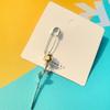 Nuevos Pendientes de Borla Geométrica de Plata de Ley 925 Chapados en Oro Real, Moda Coreana, Sencillos, de Alta Calidad, para Mujer
