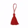 Borla con Hilo de Punto de Cruz de Colores y Lazos para Colgar, 6 cm, Accesorios para Ropa, Colgante para Mochila, Hecho a Mano DIY