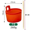 Herramientas Agrícolas: Pala para Estiércol de Mango Largo, Cuchara para Regar, Herramienta de Riego, Cucharón de Agua de Goma, Herramienta para Regar y Fertilizar Verduras al Aire Libre, Pala para Estiércol