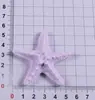 Simulação Grande Média Pequena Estrela do Mar DIY Acessórios para Joias de Resina Cola Creme Presilha de Cabelo Buraco Sapatos Acessórios Materiais