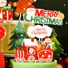 Xuan Ran Copyright Decoración de Pastel para Hornear en Navidad Árbol de Navidad Muñeco de Nieve Tren Reno Enchufe Mesa de Postres para Fiesta Adorno