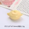 Bule Tridimensional Pequeno Xícara de Chá Criativa Brinquedo Alimentício Desenho Animado Acessórios de Joia DIY Pacote de Material de Acessórios Pequenos de Resina com Cola de Creme