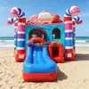 Castelo Inflável para Crianças, Trampolim de Exterior, Casa de Brincar para Uso Doméstico, Escorregador, Trampolim Inflável de Fabricantes de Comércio Exterior