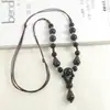 Accesorios de Cerámica con Estilo Étnico Vintage para Mujer, Accesorios de Ropa de Viaje con Nuevo Estilo Chino, Cadena Versátil de Suéter de Nicho