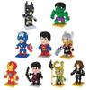 [Entrega no atacado] Blocos de montar educativos para crianças Zhiying LNO com emenda de micropartículas Brinquedo Herói da Justiça Presente