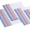 Carpeta de clip con barra de tracción Kaba Bear Color Morandi para almacenamiento de exámenes estudiantiles, Carpeta de archivo de clasificación A4 transparente engrosada