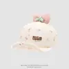 Sombrero de Pescador para Bebé Niña, Sombrero Cubo con Lazo Estilo Coreano Ins, Nuevo Modelo Primavera/Verano 2026, Dulce Sombrero de Sol para Niñas