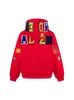 Sudadera Cardigan con Capucha Bordada con Letras de Colores Estilo Americano para Hombres y Mujeres, Chaqueta Versátil de Moda Nueva para Primavera y Otoño para Parejas