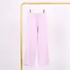 Calça Longa Feminina Lulu de Cintura Alta Solta Emagrecedora para Yoga Esportes Fitness com Sensação de Pele e Cordão
