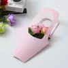 Bolsa de Mão com Flores para o Dia das Mães Papel Kraft Pequeno Fragrância Decoração de Parede Impermeável Papel de Presente com Buquê Floral Sacola de Embalagem para Floricultura