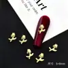 Joyería para Uñas de Aleación Transfronteriza Serie Rosa Oro y Plata Flores Tridimensionales Exquisitos Accesorios para Uñas Portátiles en las Yemas de los Dedos Venta al por Mayor