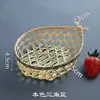 Productos Tejidos de Bambú Hechos a Mano Criba de Bambú Cesta de Bambú Bandeja para Dim Sum Paleta Recogedora Redonda Tejida para el Hogar Cesta de Almacenamiento Fruta Qin Xuan