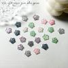 Celebridad de Internet Nuevo accesorio de joyería para uñas de onda de agua y estrella de color mágico de cinco puntas accesorios hechos a mano para bricolaje al por mayor