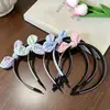 Diadema con lazo, lindo accesorio para el cabello para niñas, pinza para el cabello estilo princesa coreana, moderna para sujetar mechones sueltos, suave con el cuero cabelludo, venta al por mayor