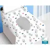 Cubierta Desechable para Asiento de Inodoro Viaje Hotel Hogar Tela No Tejida Cubierta para Asiento de Inodoro Postparto Portátil Impermeable Cubierta para Inodoro