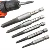 Extractor de Tornillos Rotos de 5 Piezas con Vástago Hexagonal 60mm Barra de Liberación Rápida Herramienta de Corte de Cable Eléctrico Juego de Desmontaje