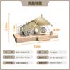 Hotel de Tiendas Hoshino Shanglan Tienda de Campaña Cálida y Resistente al Viento Parque de Tiendas de Campaña Tienda de Glamping Educativa al Aire Libre Venta al por Mayor
