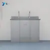 Lavabo de Hospital Acero Inoxidable 304 Taller de Purificación Fábrica de Alimentos Hospitalarios Lavabo con Sensor Operado con el Pie Lavabo