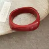 Nuevo Pulsera Geométrica de Resina Estilo Chino Difuminada, Elegante y Versátil, Pulsera para el Trabajo, Joyería de Lujo Ligero y de Alta Gama al por Mayor