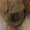 Sombrero de Jazz para Niños Sombrero de Primavera y Otoño para Hombre Sombrero de Actuación para Niñas Sombrero de Copa para Parejas Padre-Hijo Sombrero Retro Estilo Británico