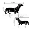 Nuevos Adornos de Hierro Transfronterizos para Jardín Animales Decorativos de Piso Inserciones Gatos, Perros, Conejos, Pollos Inserciones de Césped Huecos Adornos de Arte para Patio